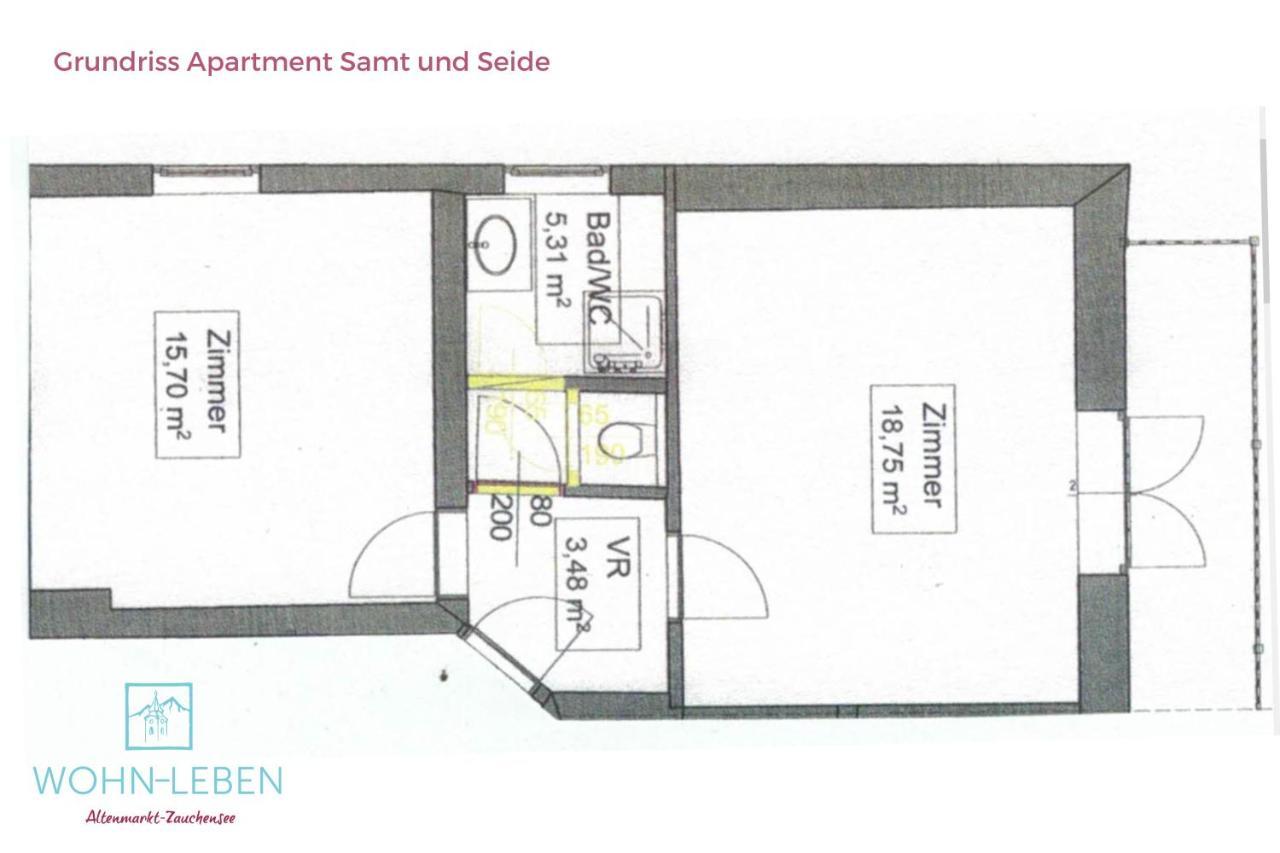Wohn-Leben Altenmarkt Apartments アルテンマルクト・イム・ポンガウ エクステリア 写真